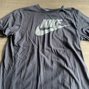 Large Black and Grey Nike Tee Shirt